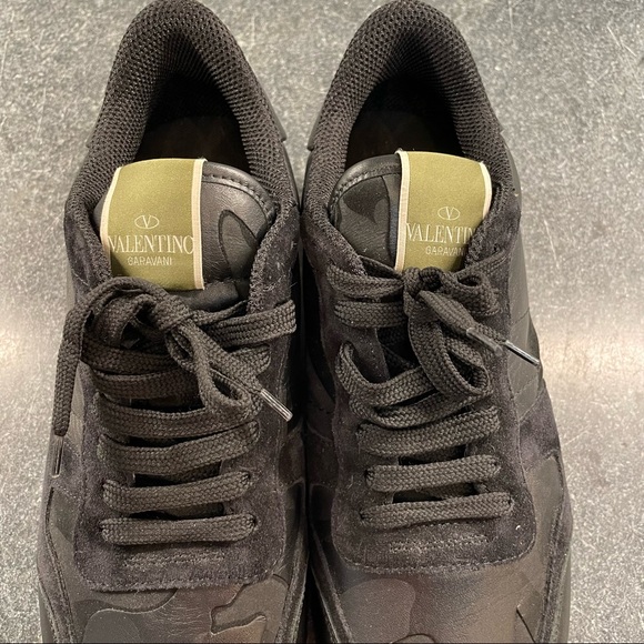 Valentino CAMOUFLAGE NOIR ROCKRUNNER SNEAKER - Picture 11 of 11